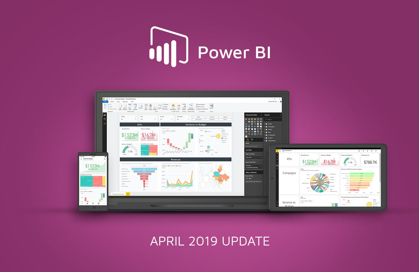 What's new in PowerBi April Update