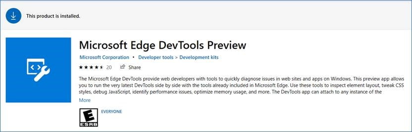 Microsoft-edge-devtools