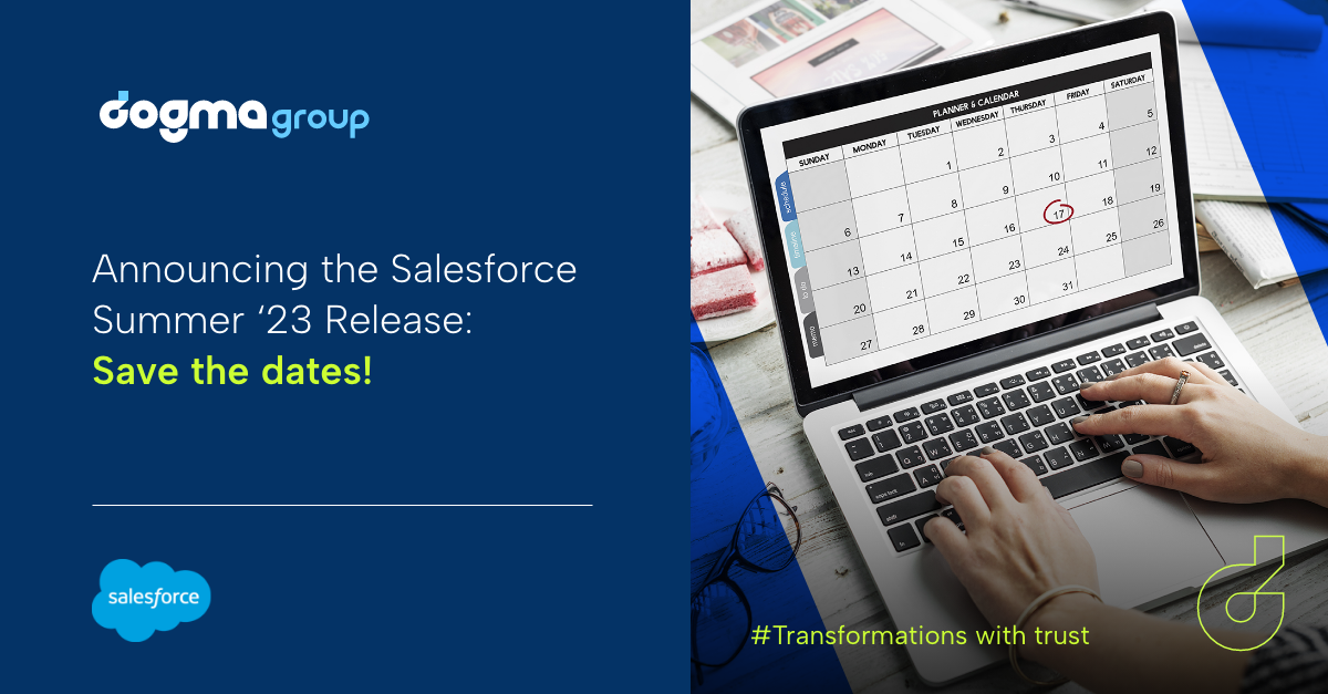 Salesforce Summer 23 Release dates