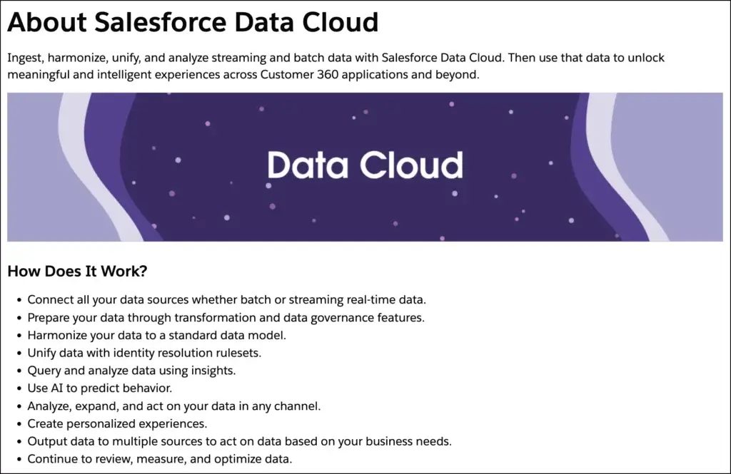 Salesforce Summer Data Cloud