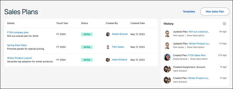 Streamline sales strategy with sales planning