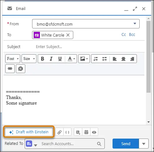 Einstein Sales Emails Summer 24 Release Salesforce