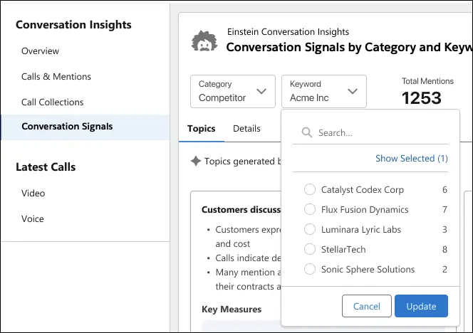 Salesforce Summer 24 Release - Conversation Signals 1