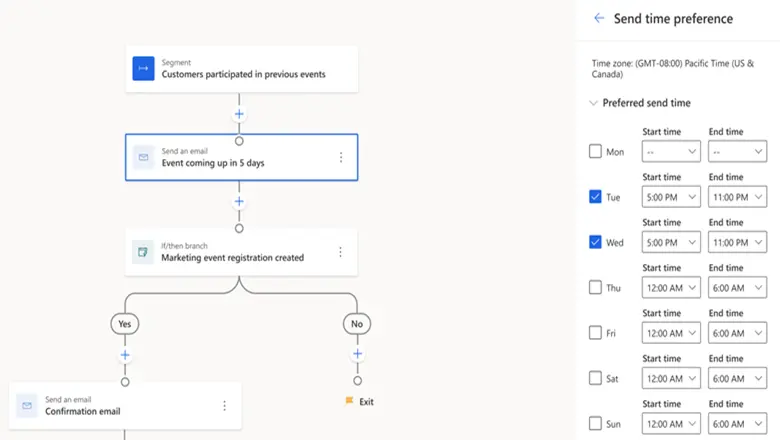 MS 2024 Release wave 1 for Customer Insights marketing send-time-scheduling