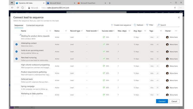 connect-multiple-sequen-MS-2024-Release-Wave-1-D365-Sales