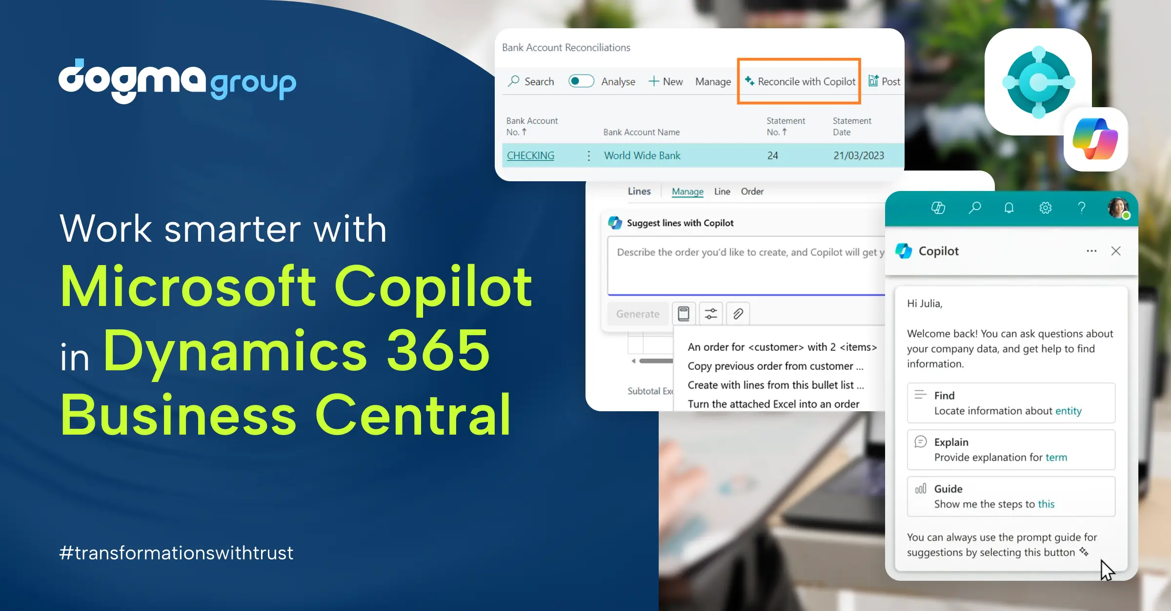 Microsoft Copilot in Dynamics 365 Business Central