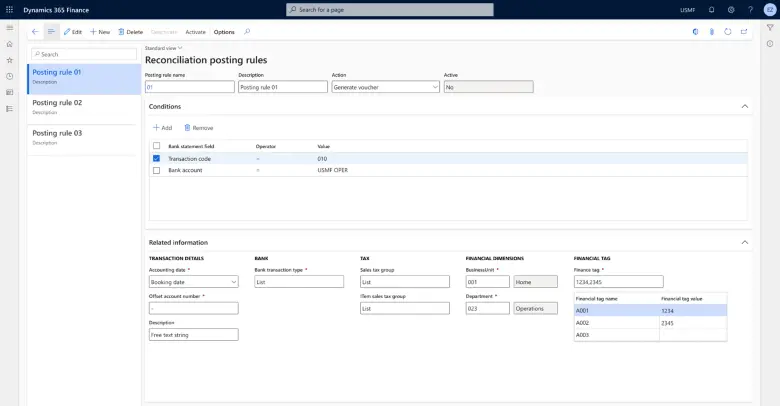 Bank Reconciliation Matching Microsoft Dynamics 365 Finance 2024 Release Wave 2