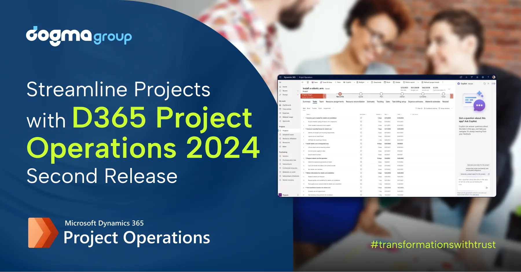 Microsoft Dynamics 365 Project Operations 2024 Second Release