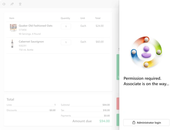 self-checkout kiosks in Dynamics 365 Commerce