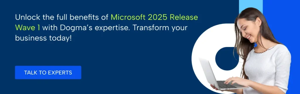 Microsoft 2025 Release Wave 1 for Dynamics 365  for Dynamics 365 Business Central